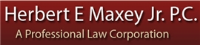 Herbert E. Maxey, Jr., P.C. Law Firm Logo by Herbert Maxey in Buckingham VA