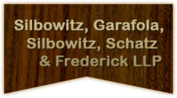 Silbowitz, Garafola, Silbowitz, Schatz & Frederick, L.L.P. Law Firm Logo by Mitchell Silbowitz in New York NY