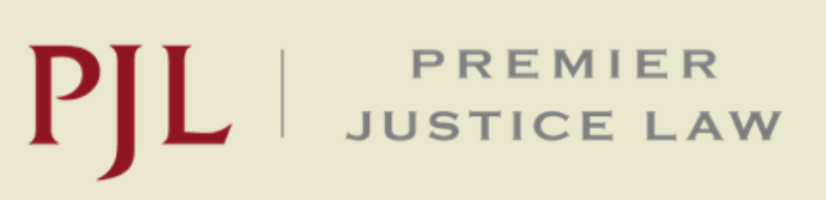 Premier Justice Law, P.C. Law Firm Logo by Susan Lee Yu in Pasadena CA