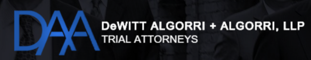 DeWitt Algorri & Algorri Law Firm Logo by Patrick Nolan in Newport Beach CA