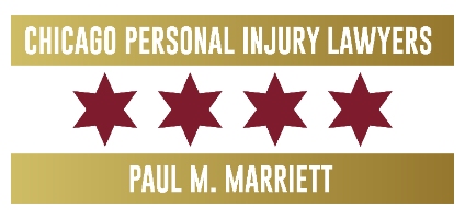 Chicago Personal Injury Lawyers Law Firm Logo by Paul Marriett in Chicago IL